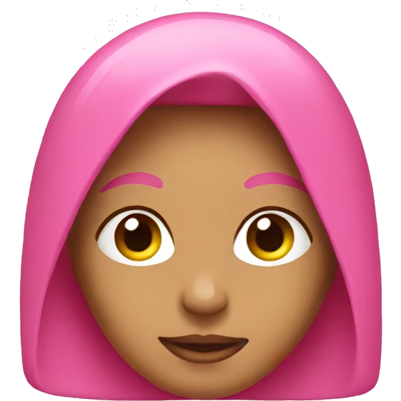 Pink  emoji