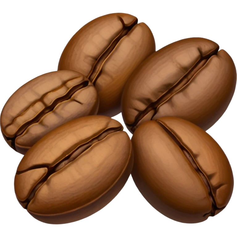 group of three coffee beans emoji