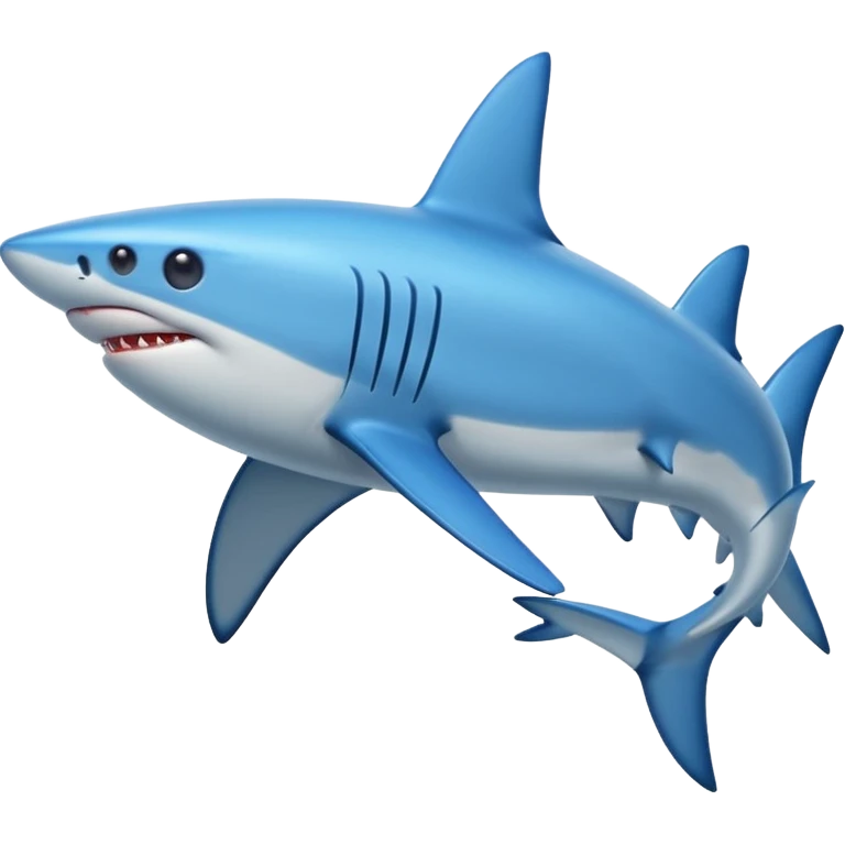 Tiburon azul emoji