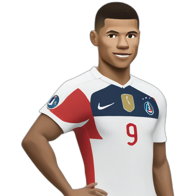 Kylian Mbappé love Cristiano Ronaldo emoji
