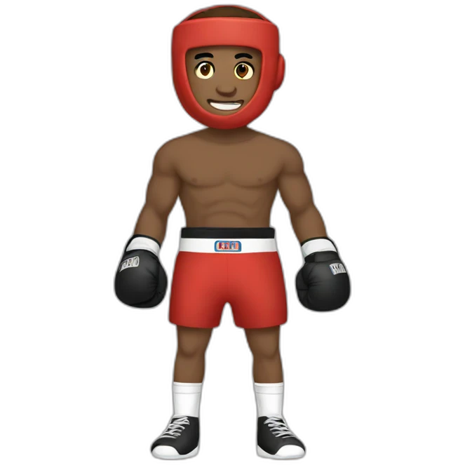 A amateur boxer emoji