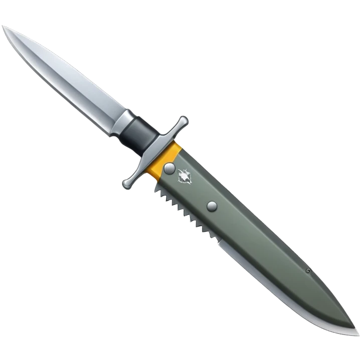 military knife  emoji