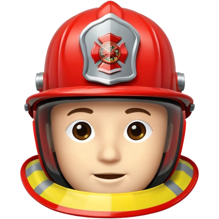 firefighter's hat emoji