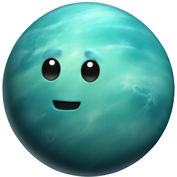 Planet Neptune Realistic  emoji