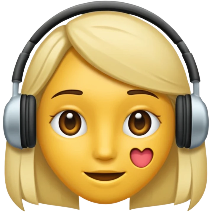 Наушники с бантом emoji