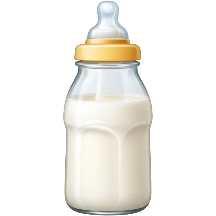 baby bottle with milk, biberon emoji