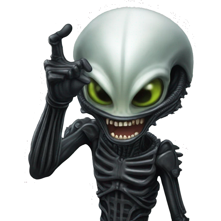 Xenomorph thumbs down emoji