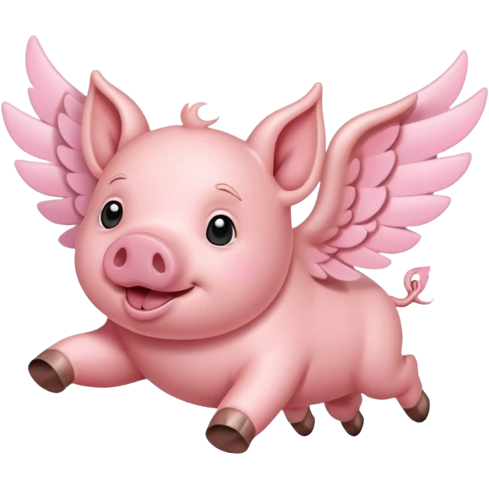 Flying pig emoji