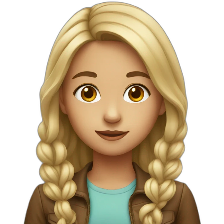 young girl emoji
