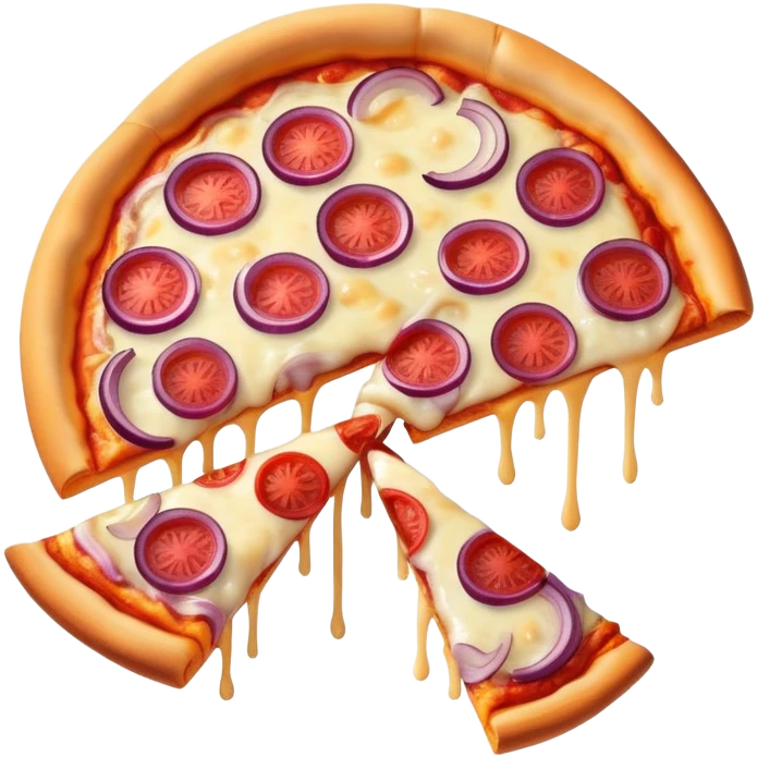 pizza with onions emoji