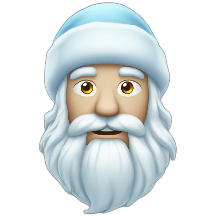 cool Father Frost Rock sign emoji