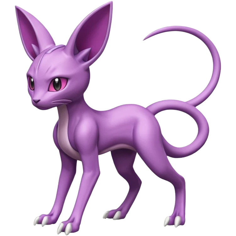Miraidon-Genesect-Espeon-Mewtwo-Fakémon-hybrid-creature (full body)  emoji