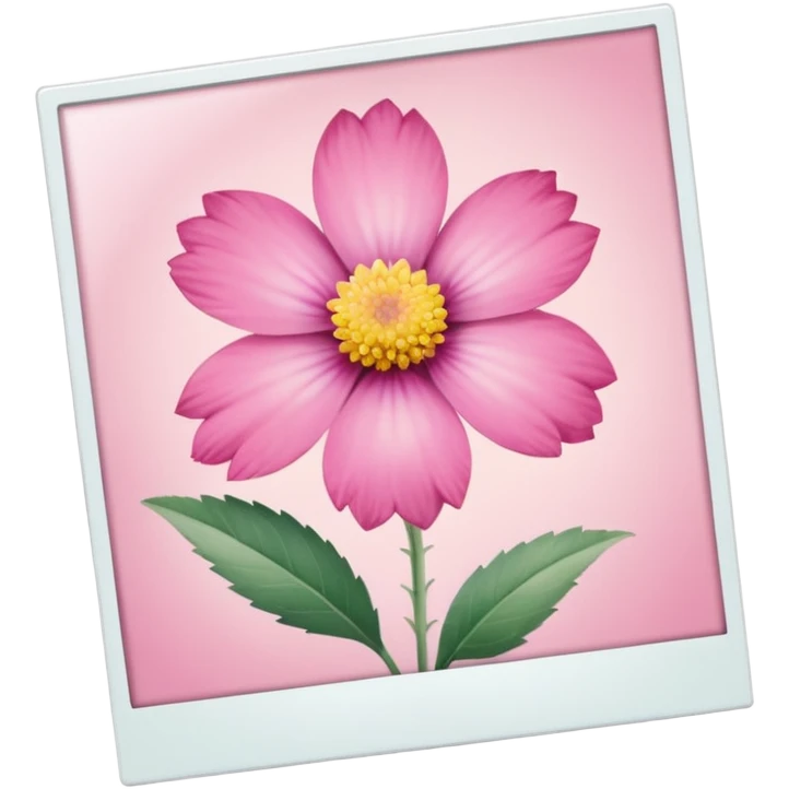 pink polaroid photo emoji