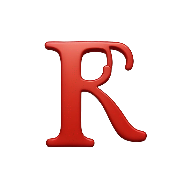 Red letter "R" emoji
