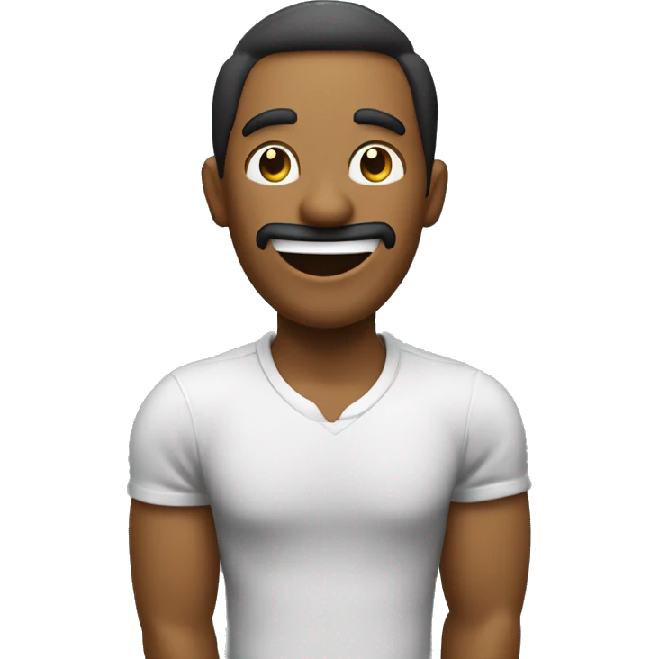 Personagem dando um joinha, dizendo 'Conta comigo!' com uma expressão amigável. emoji