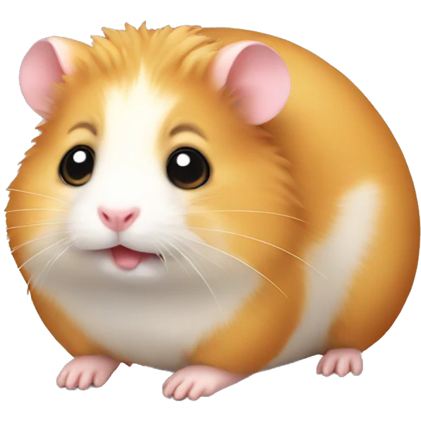 Very cute maximum cute hamster emoji