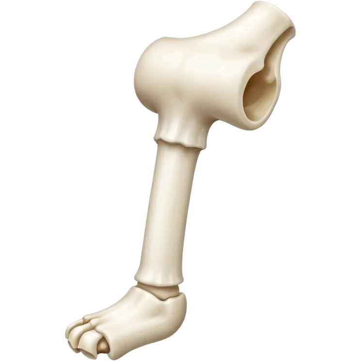  leg bone with tiny holes emoji