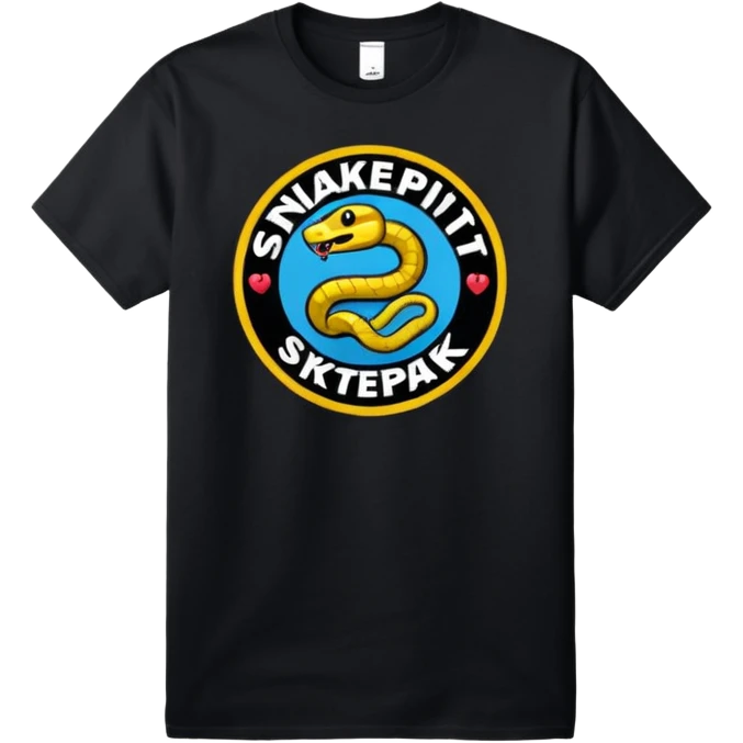 t-shirt-that-says-snakepit-skatepark emoji