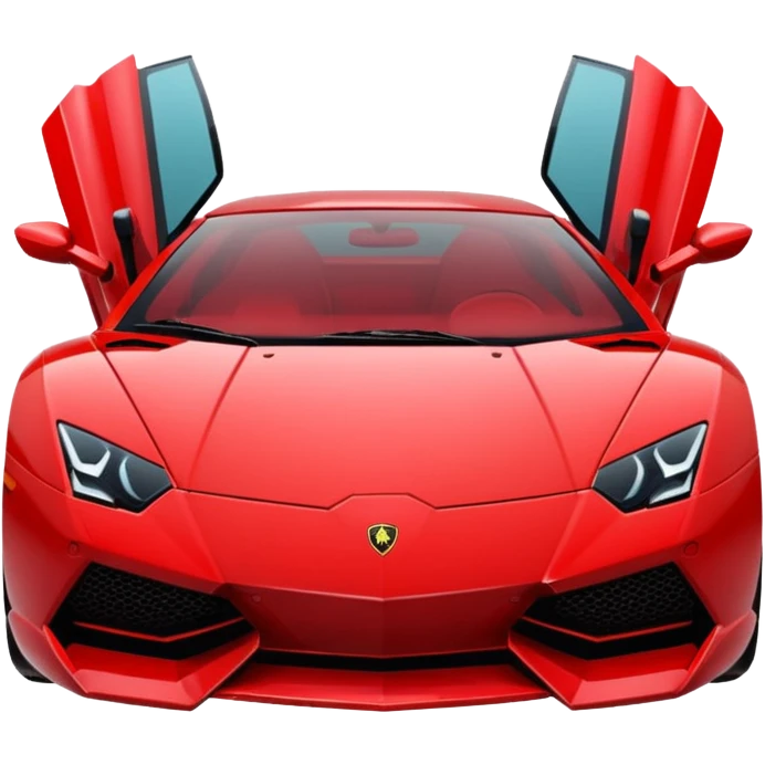 Red Lamborghini emoji