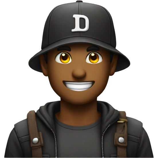 Demonio con gorra emoji