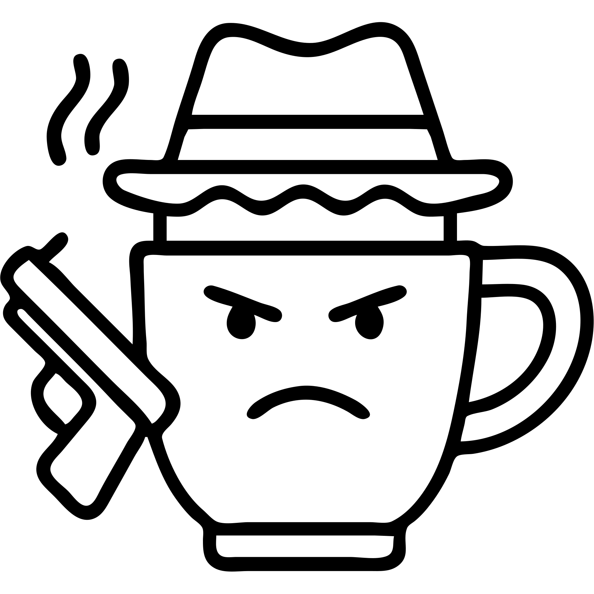 cappuccino assasino simple line art emoji