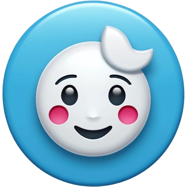 Crea un emoji de la verificación de tik tok con el bien  emoji