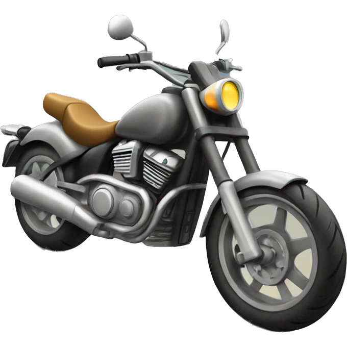 Moto en caballito  emoji