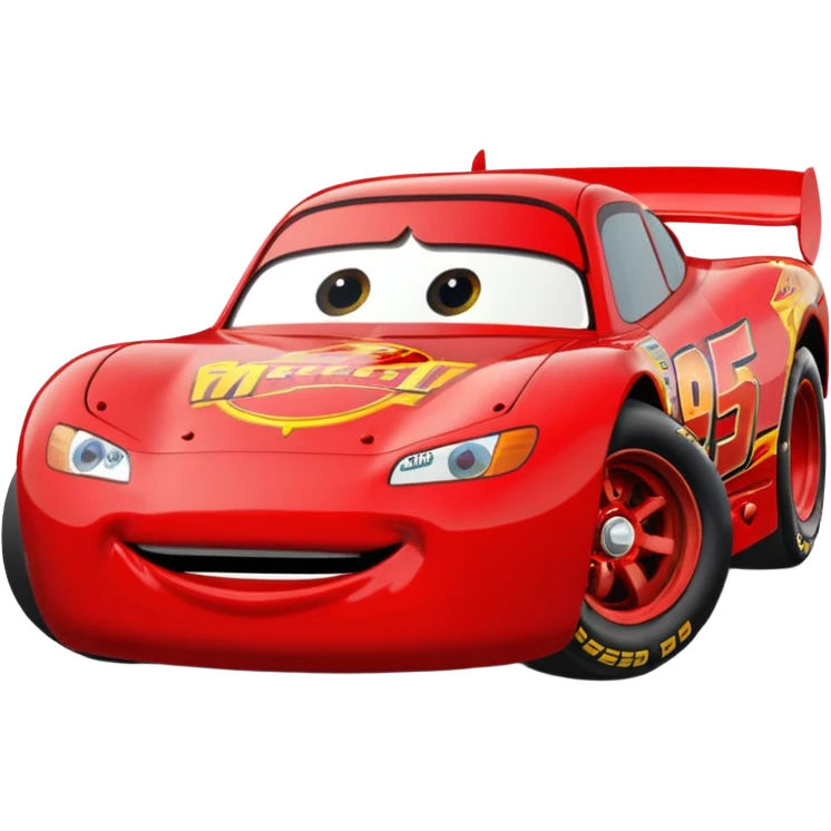 lightning mcqueen with number 95 and look like in film emoji