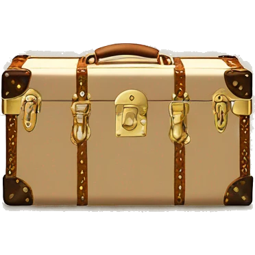 Cream Luis Vuitton Trunk emoji