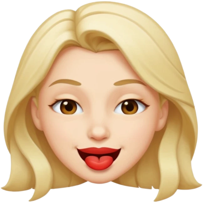 winking emoji, biting lower lip, sexy expression emoji