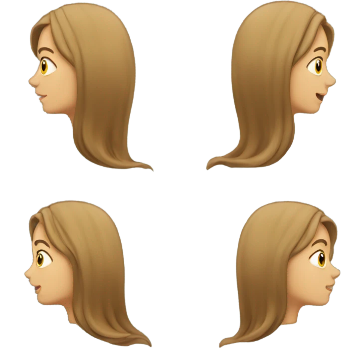 Woman flipping hair emoji