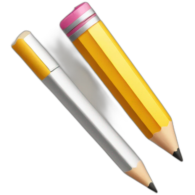 pencil and cursor emoji