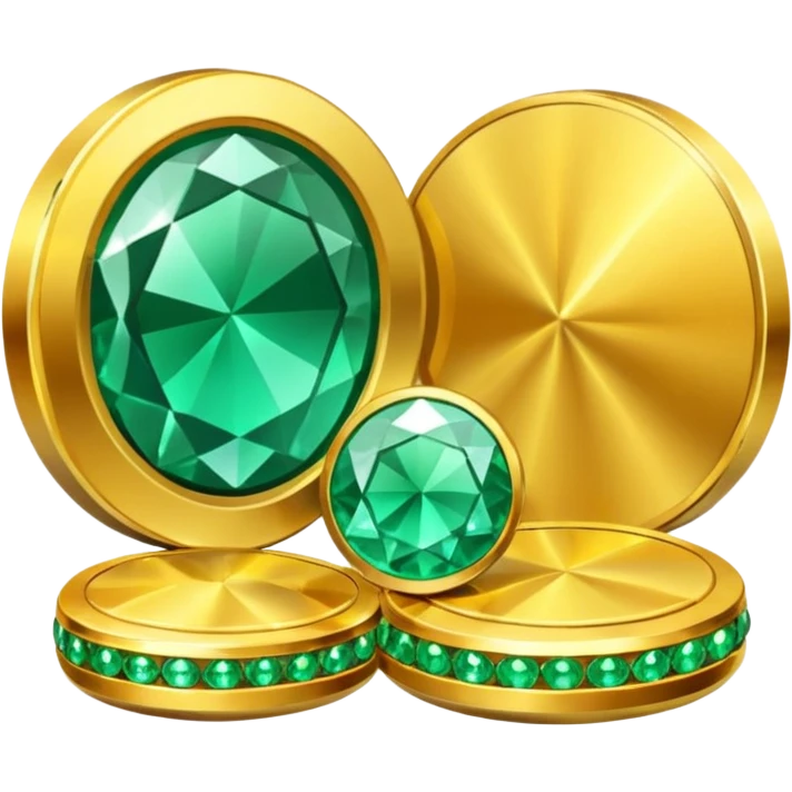 coin and gems emoji