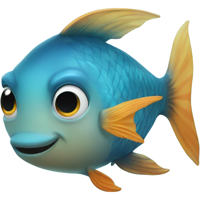 Fish under water emoji