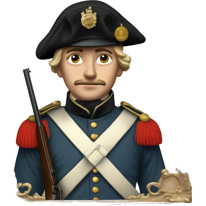 british soldier with rifle 19 century emoji