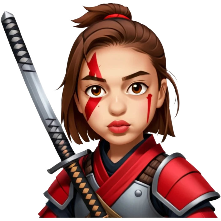Battle-Ready Samurai emoji