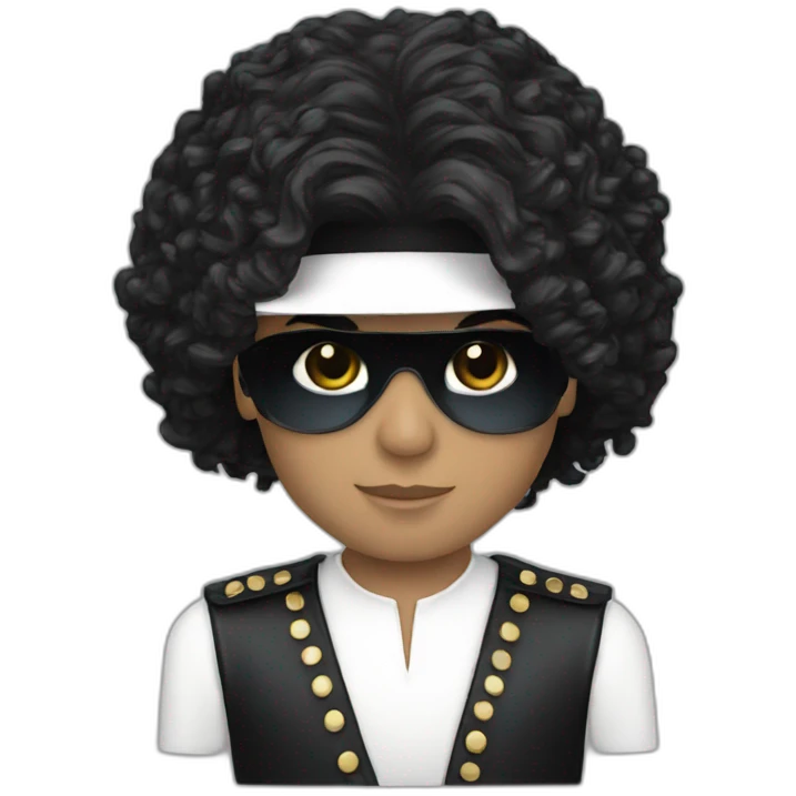 White michael jackson emoji