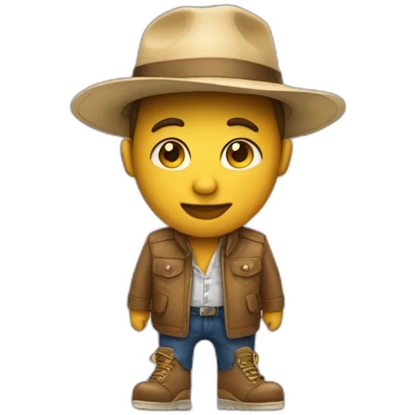 an with hat and shoes losfer emoji