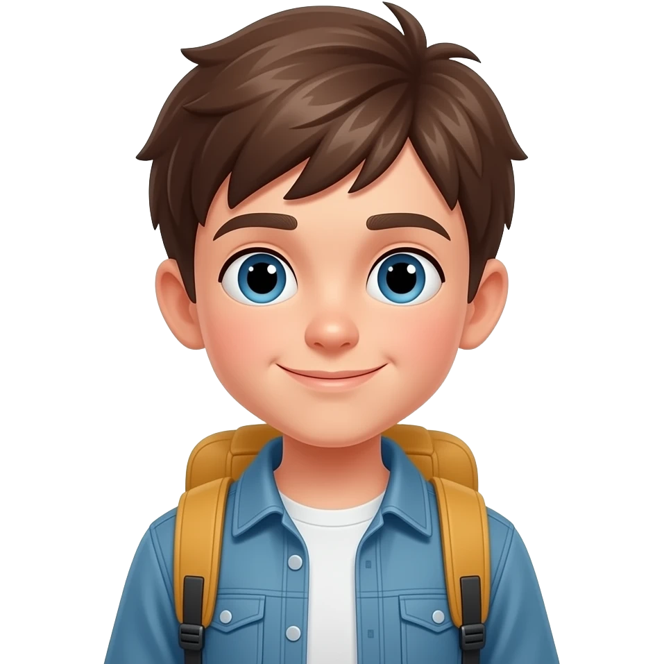 chico joven aventurero emoji