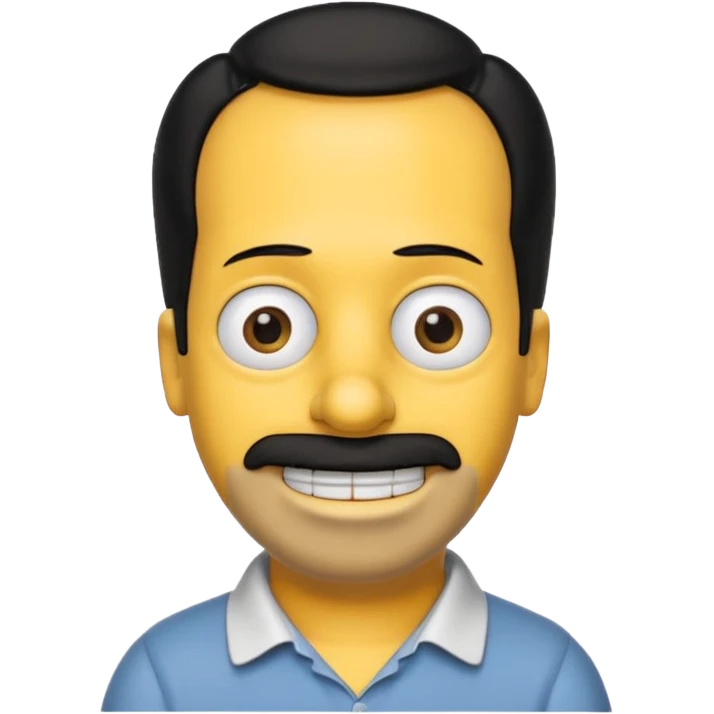 Homer Simpson with big eyes emoji