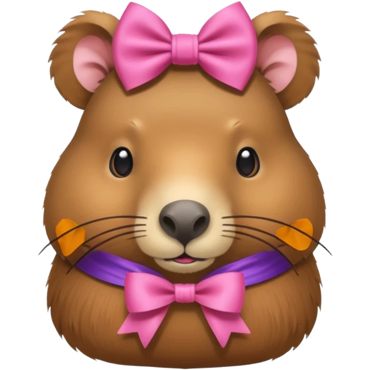 Capibara coquette  emoji