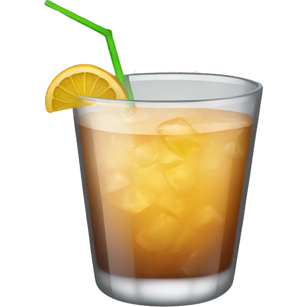 Male cocktail glass emoji