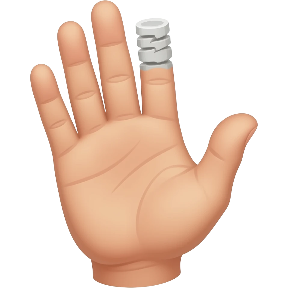 Knife cut off finger emoji emoji