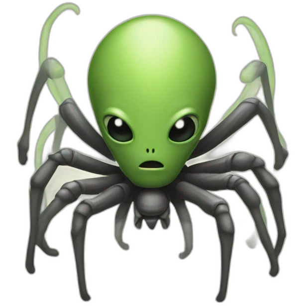 the eight - legged alien emoji