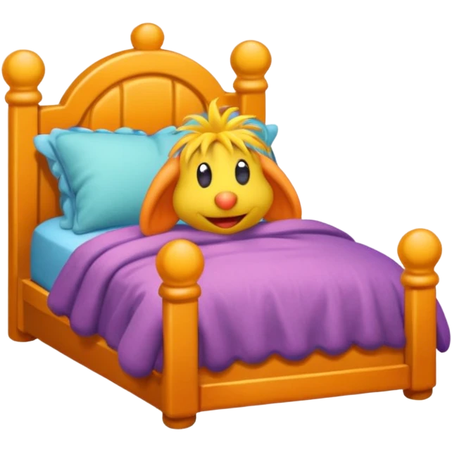 Fraggle bed emoji