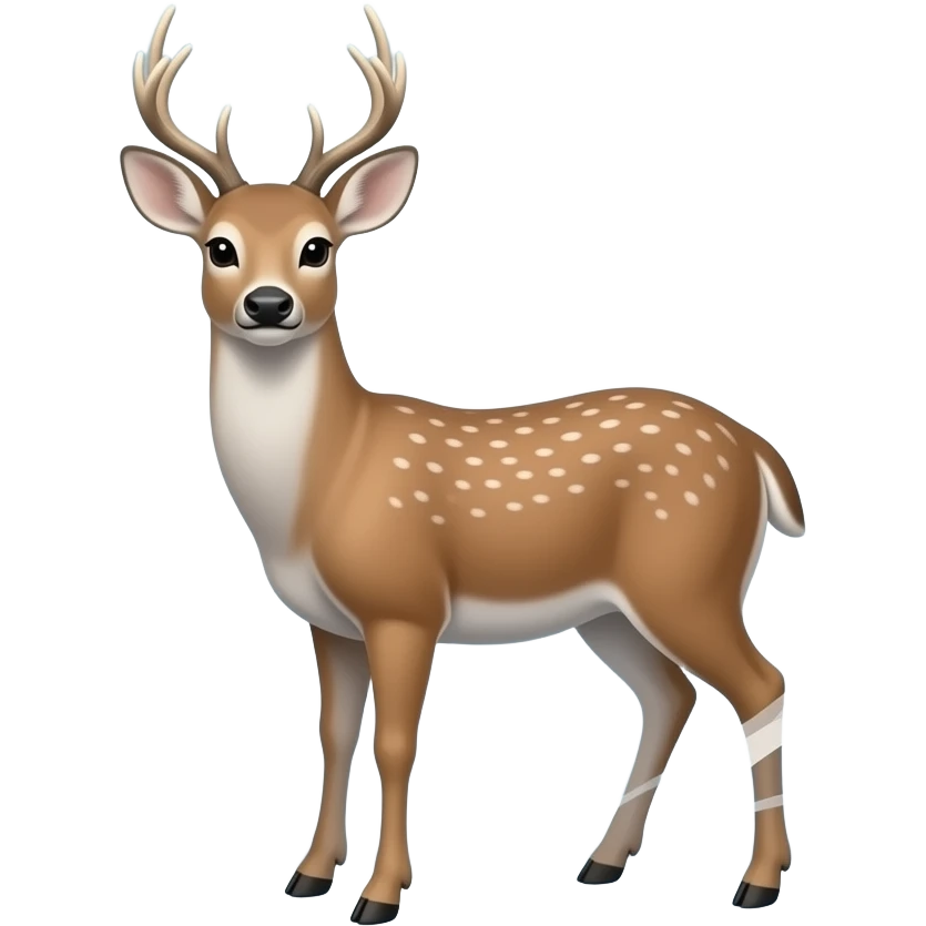 deer encased in ice emoji