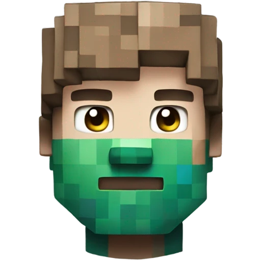 Minecraft Steve emoji