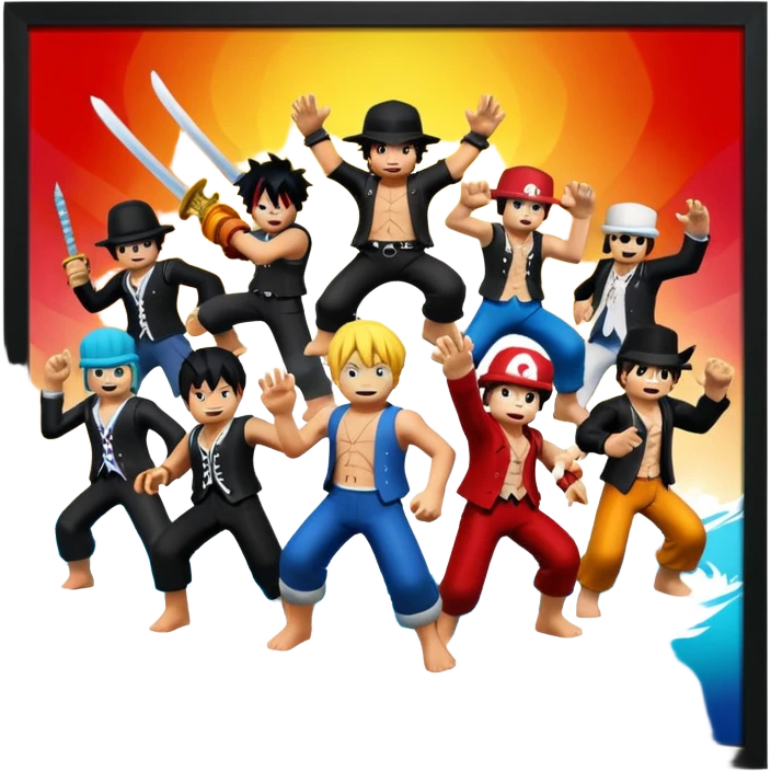 One piece vs rivals from roblox emoji