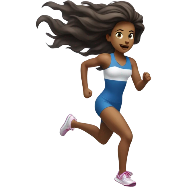 running girl emoji