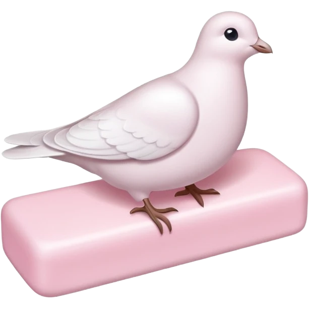 Dove baby pink beauty bar emoji